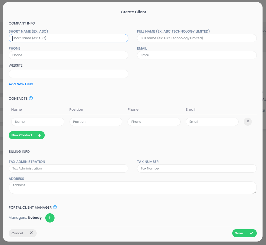 Create a Client